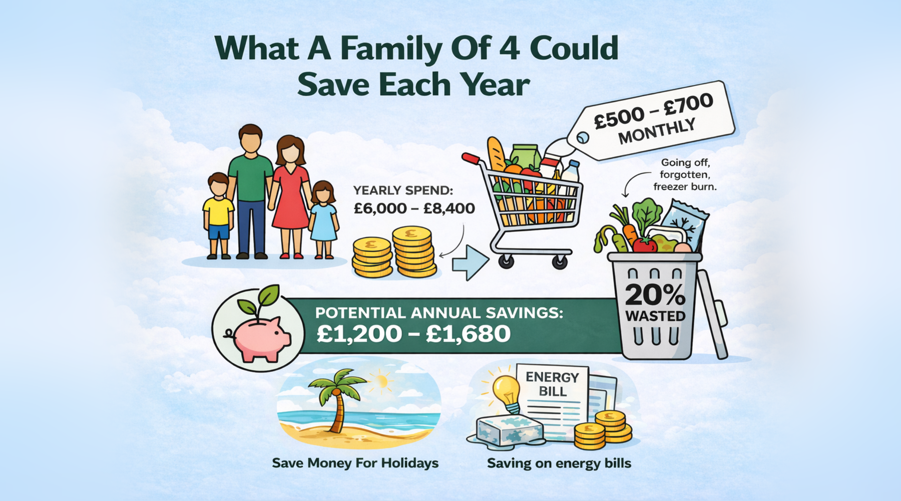 What Could a Family of 4 Save Each Year?
